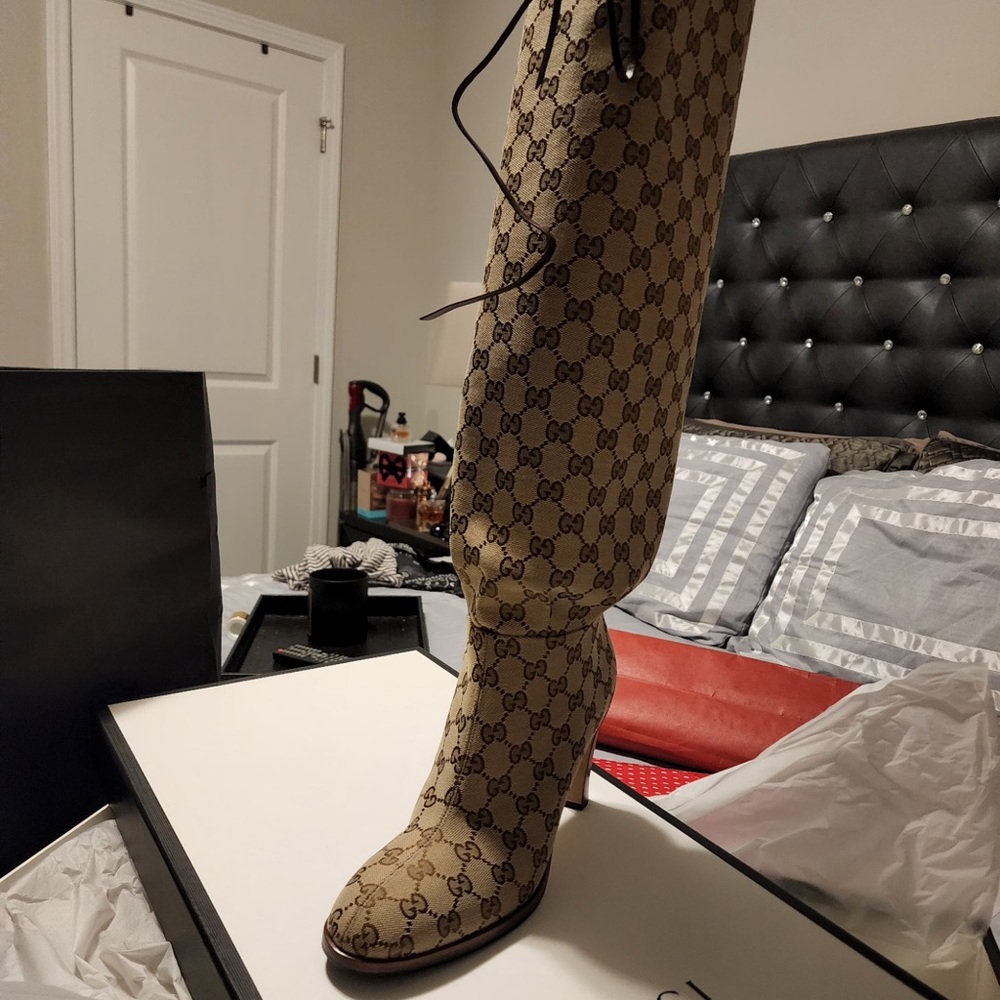 Gucci thigh high boot